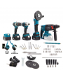 Beşli Set MK350 (Power Bank Led 13mm Ç.Mandren+S.Sıkma+Ş.Spral+Ş.Hilti)