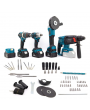 Beşli Set MK350 (Power Bank Led 13mm Ç.Mandren+S.Sıkma+Ş.Spral+Ş.Hilti)