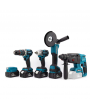 Beşli Set MK350 (Power Bank Led 13mm Ç.Mandren+S.Sıkma+Ş.Spral+Ş.Hilti)