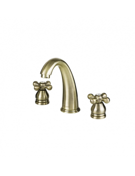 Newarc Nostalgic Üç Delikli Lavabo Bataryası Bronz 290565