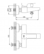 Newarc Aqua Banyo Bataryası Siyah 941511B