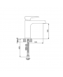 Newarc Aqua Lavabo Bataryası Beyaz 941521W