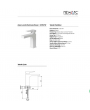 Newarc Aqua Lavabo Bataryası Beyaz 941521W