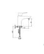Newarc Loft Lavabo Bataryası Siyah 921521B