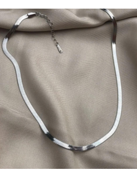 Çelik İtalyan Kolye Silver 45 cm